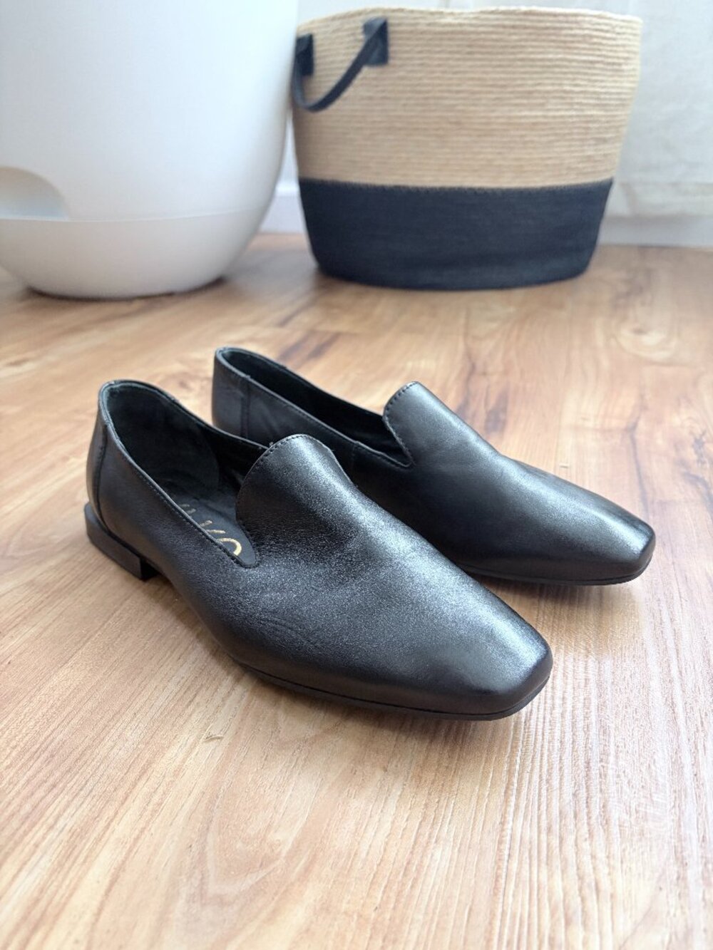 Rylko Black Leather Loafers Size 37 | Made in Poland